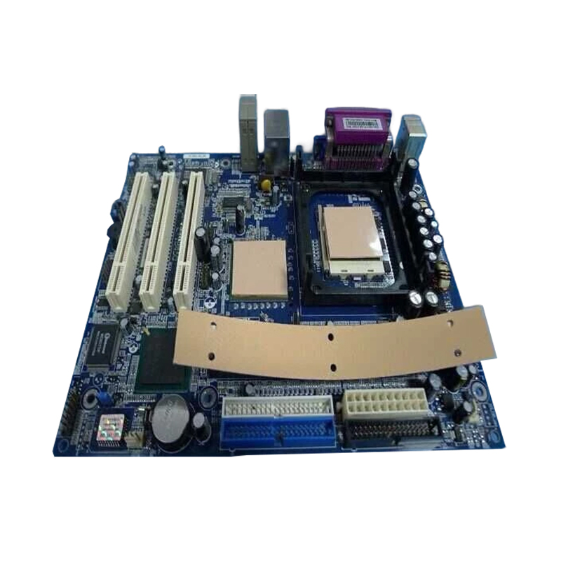 How does thermally conductive silicone sheet protect precision components from damage through shock absorption and buffering?